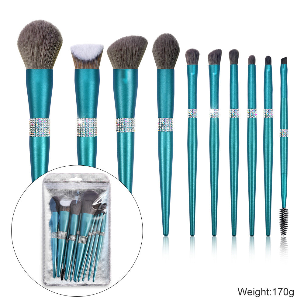 CB Teal Lagoon 14-Piece Professional Makeup Brush Set