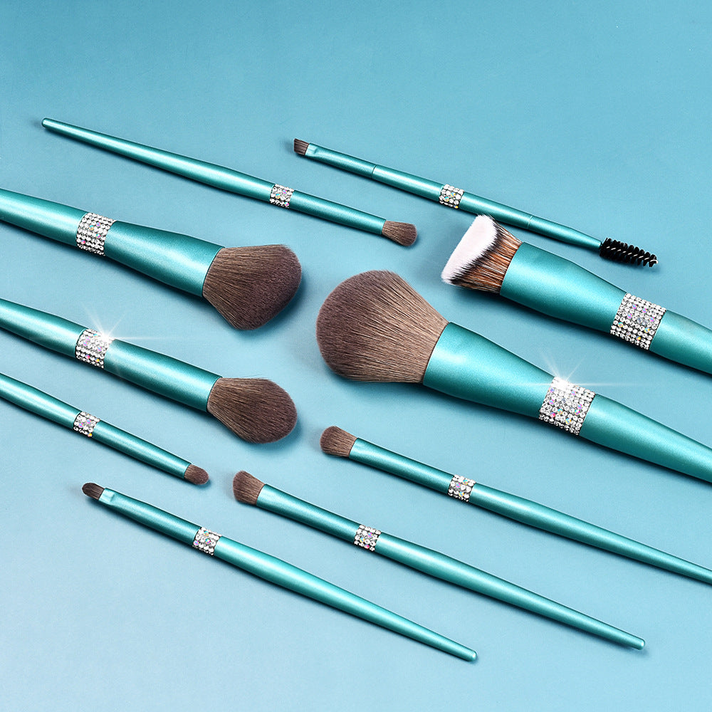 CB Teal Lagoon 14-Piece Professional Makeup Brush Set