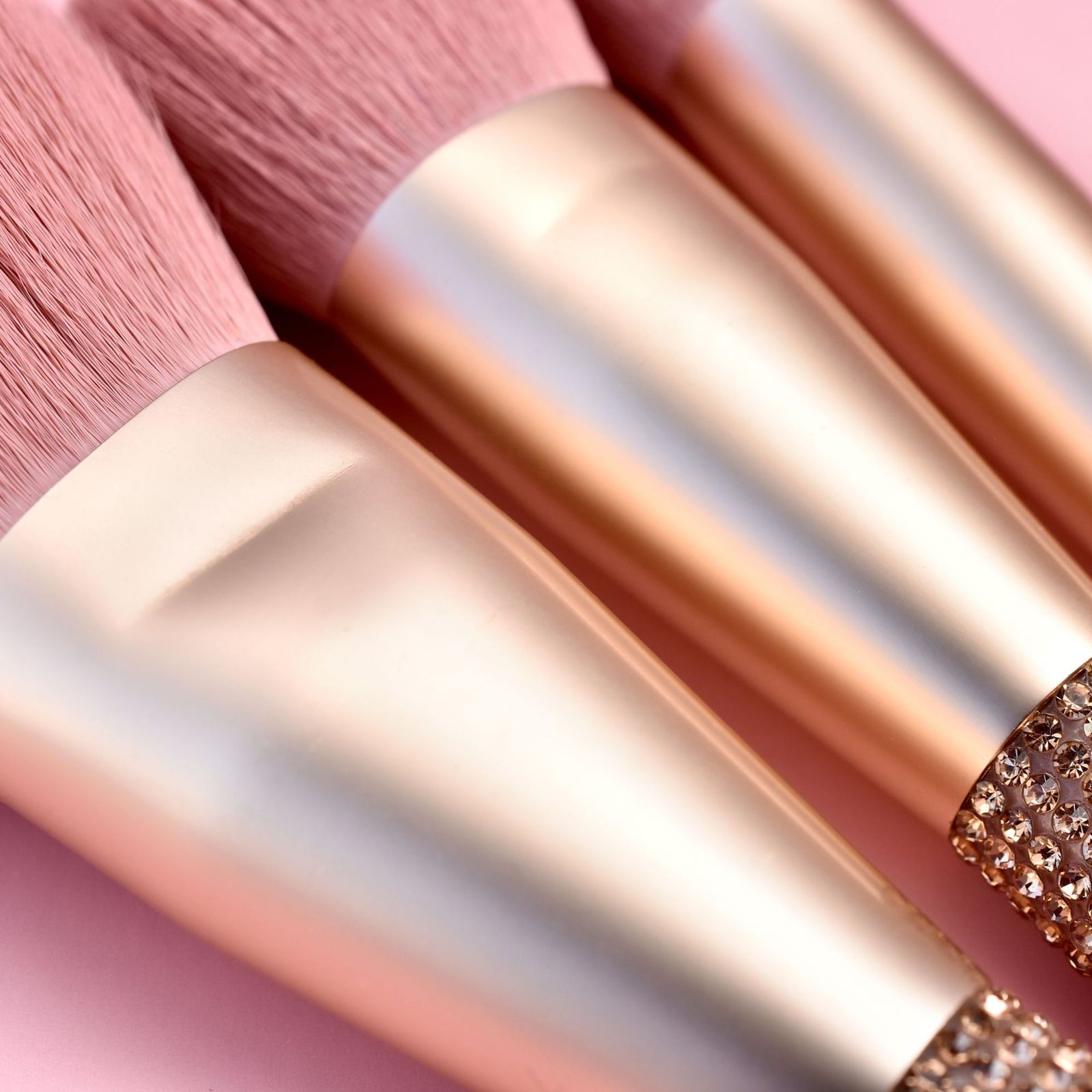 CB Blush Rose Gold 14-Piece Professional Makeup Brush Set