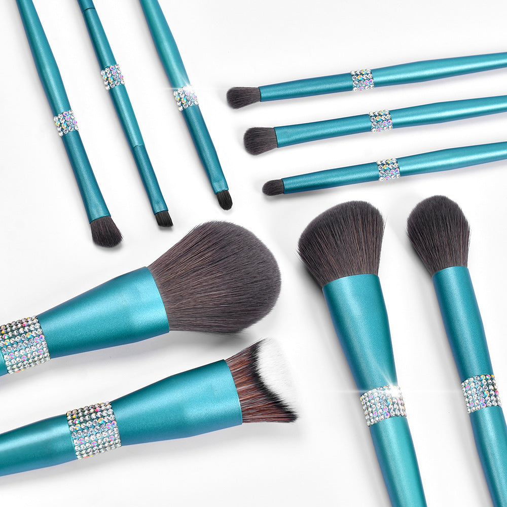 CB Teal Lagoon 14-Piece Professional Makeup Brush Set