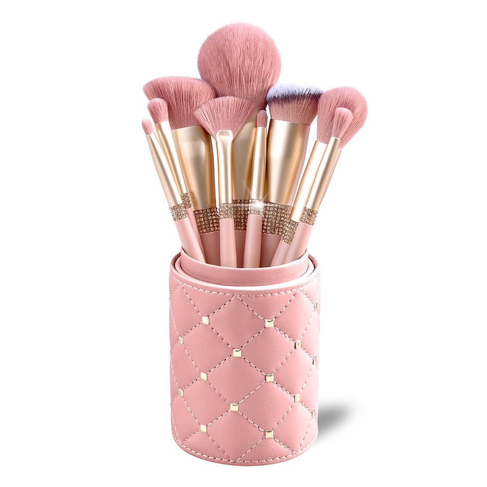 CB Blush Rose Gold 14-Piece Professional Makeup Brush Set