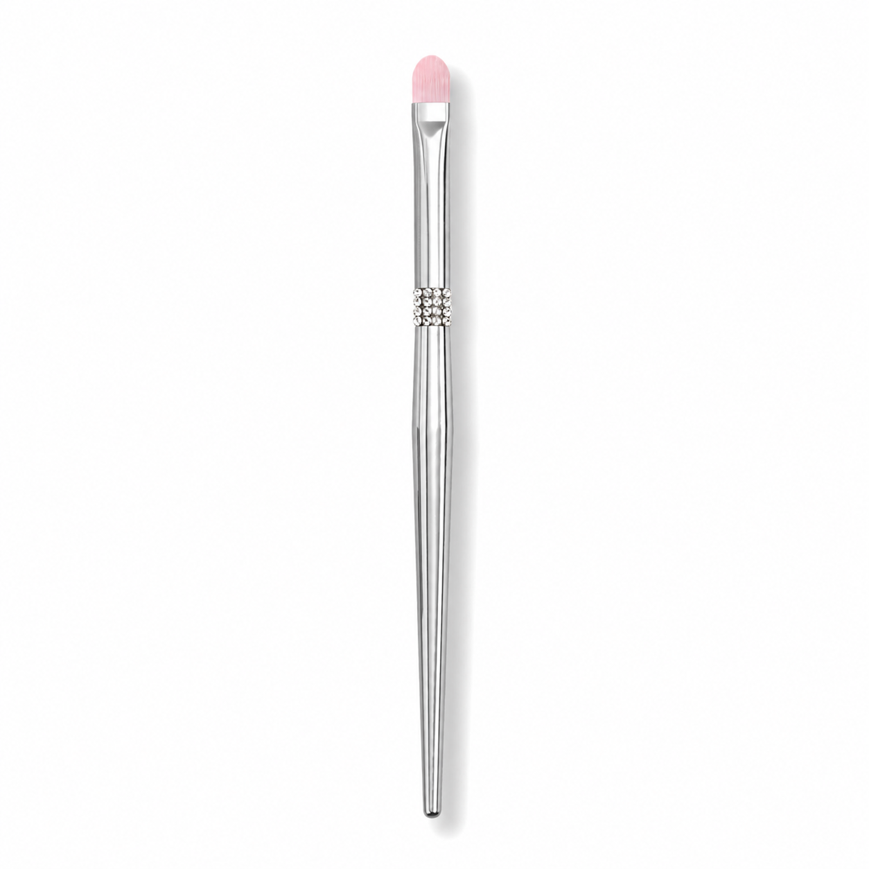 Crystal Radiance Pink Concealer Brush crystal and handle detail