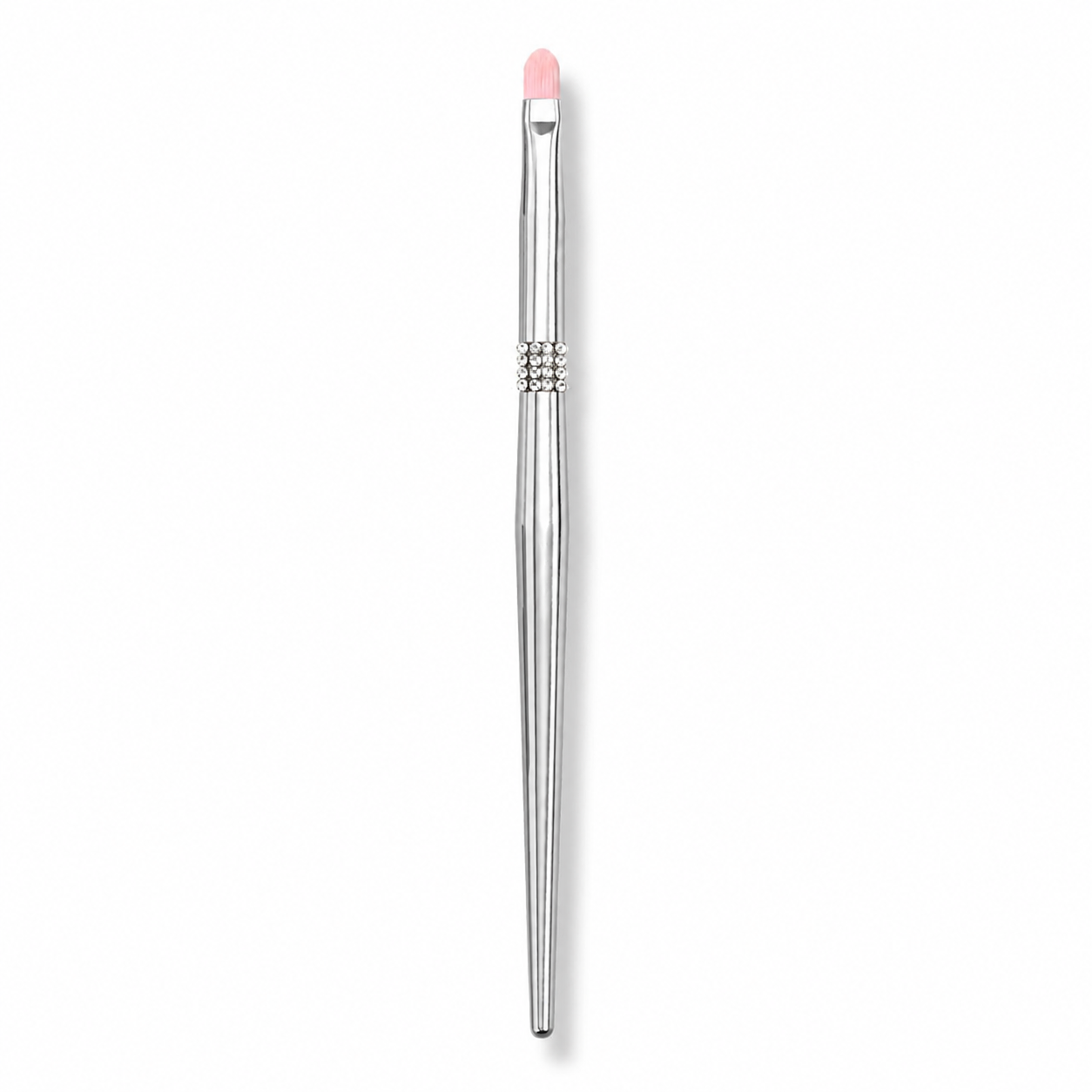 Crystal Radiance Pink Precision Lip Brush crystal and handle detail