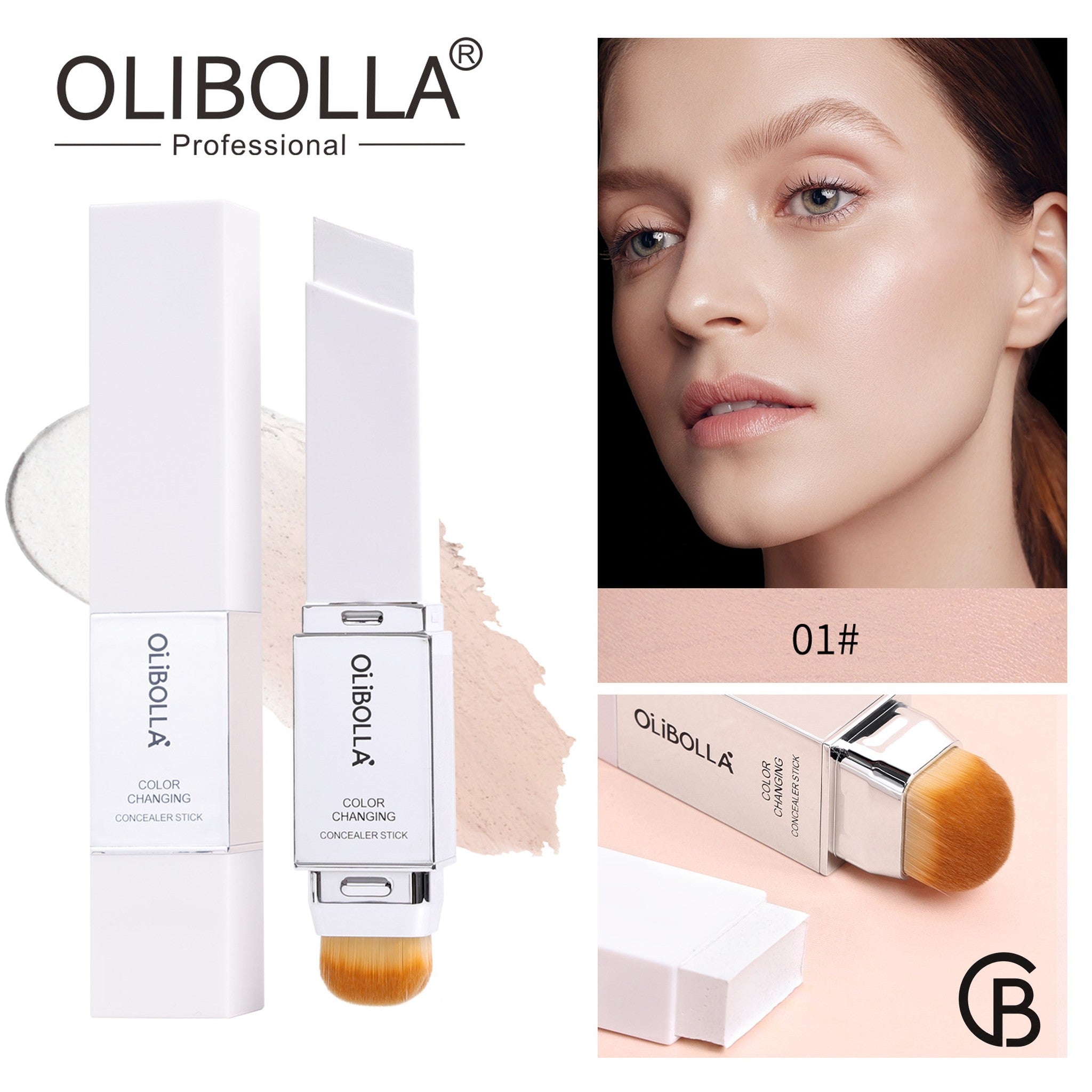 CREBRAND × OLIBOLLA Temperature-Adjusting Foundation Stick supplier product view 2