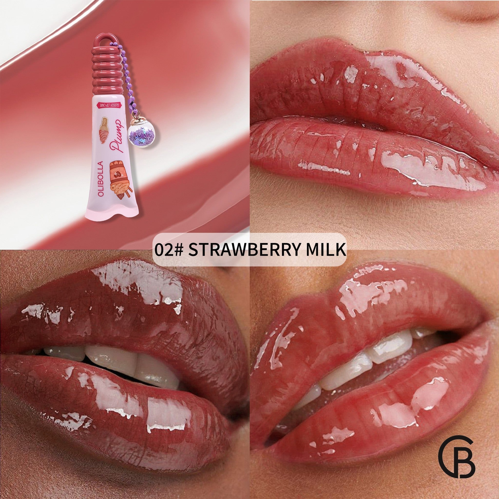 CREBRAND × OLIBOLLA Mirror Shine Lip Balm supplier product view 2