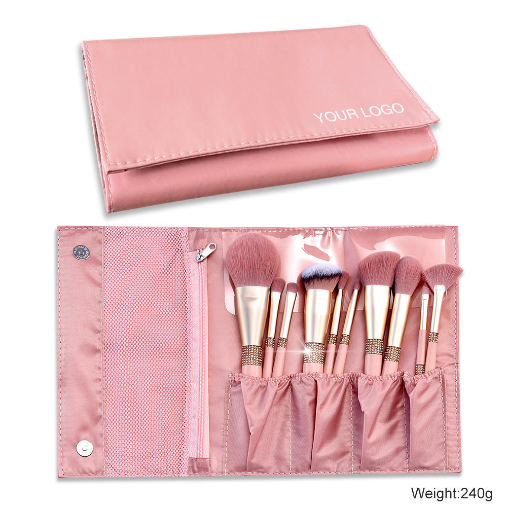 CB Blush Rose Gold 14-Piece Professional Makeup Brush Set