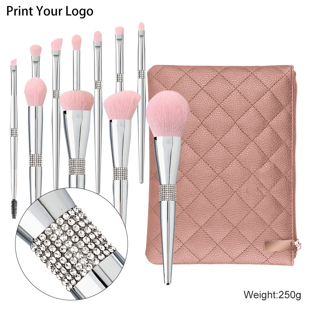 CB Pink Chrome Cloud 14-Piece Professional Makeup Brush Set