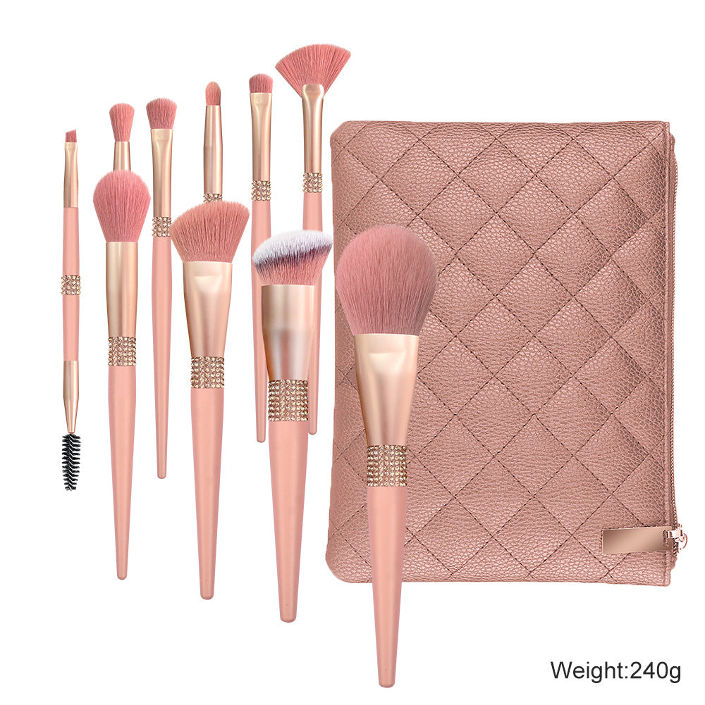 CB Blush Rose Gold 14-Piece Professional Makeup Brush Set