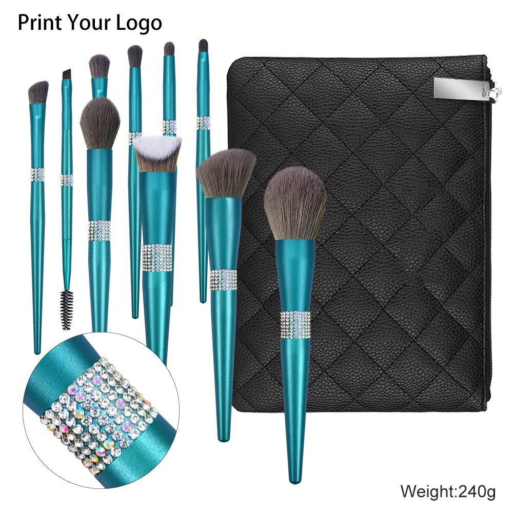 CB Teal Lagoon 14-Piece Professional Makeup Brush Set